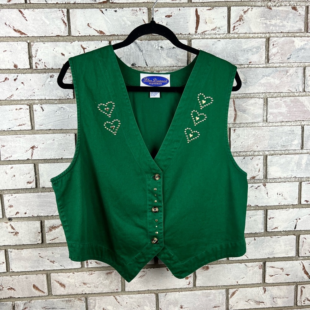 Blue Diamond | Kelly Green Vest